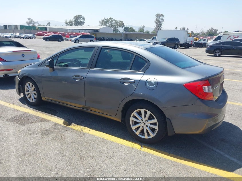 19XFB2F87CE341629 2012 Honda Civic 1.8 Ex blue