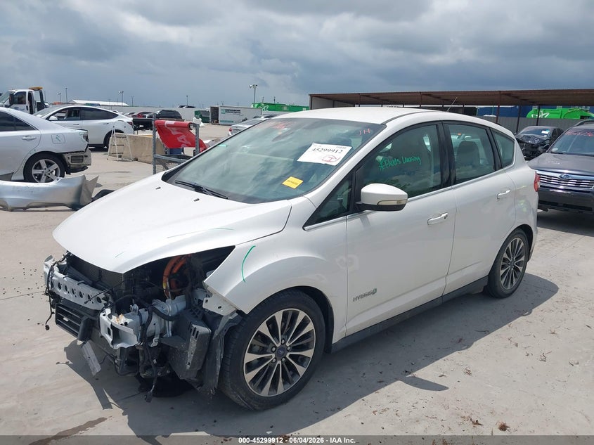 Vin: 1fadp5du4hl109035, lot: 45797768, ford c-max hybrid titanium 20172
