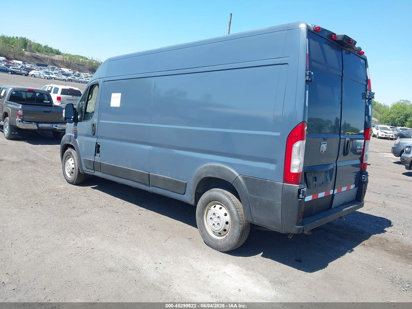 Vin: 3c6trvdg1ke514903, lot: 45797778, ram promaster 2500 high roof 159 wb 20193