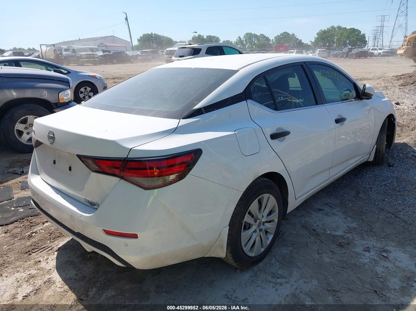 Vin: 3n1ab8bv9ry200953, lot: 45797811, nissan sentra s xtronic cvt 20244
