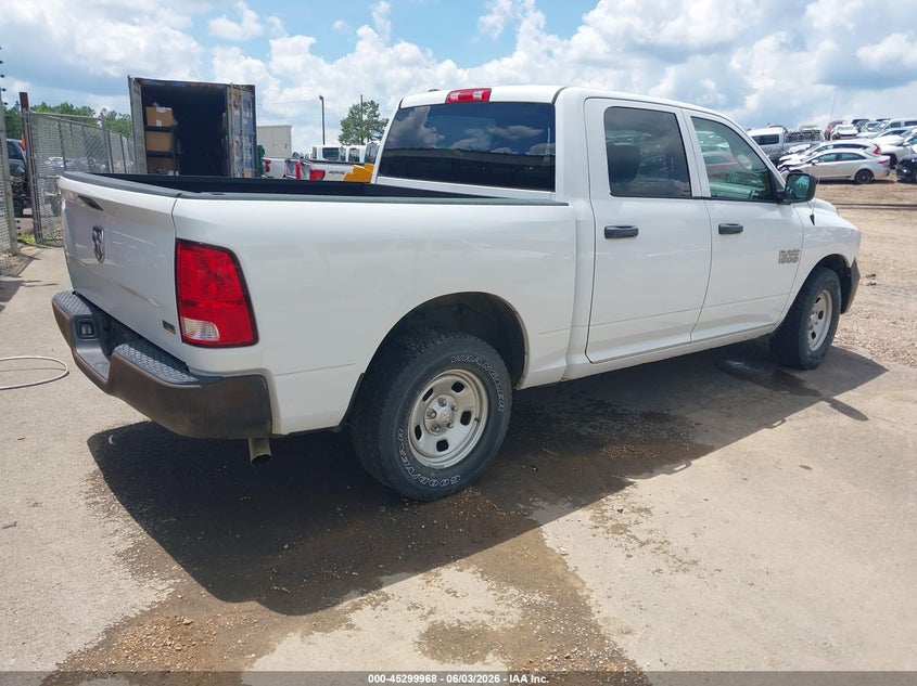 Vin: 1c6rr6kg2hs590221, lot: 45797831, ram 1500 tradesman  4x2 5'7 box 20174