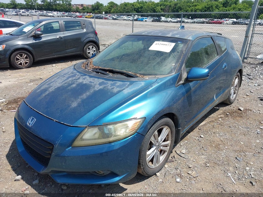 2011 Honda Cr-Z Ex VIN: JHMZF1C62BS007386 Lot: 45299977