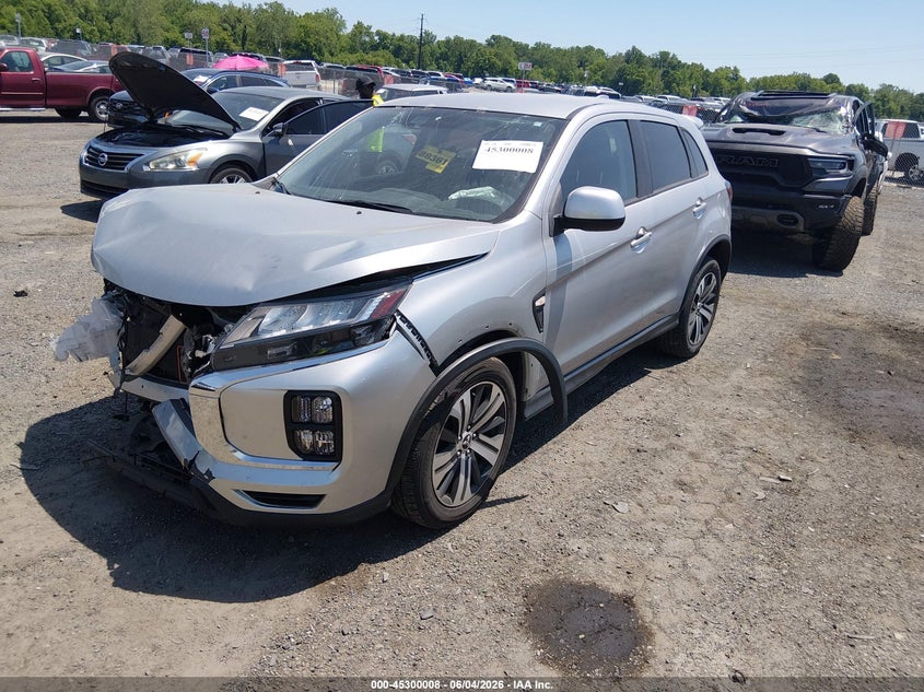 Vin: ja4aruau5pu013620, lot: 45797871, mitsubishi outlander sport 2.0 es awc 20232
