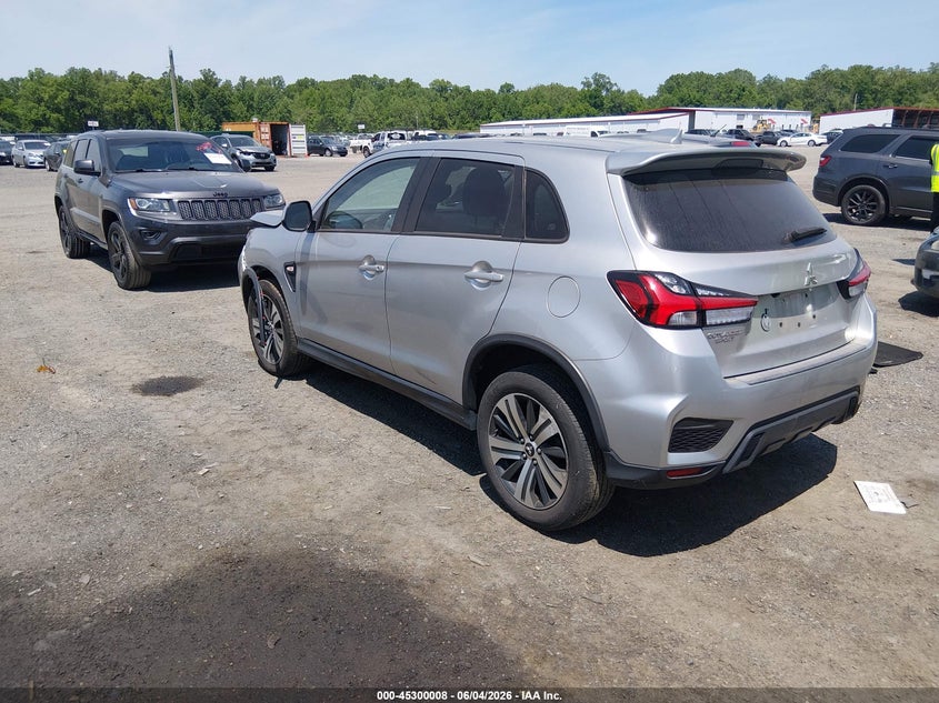 Vin: ja4aruau5pu013620, lot: 45797871, mitsubishi outlander sport 2.0 es awc 20233