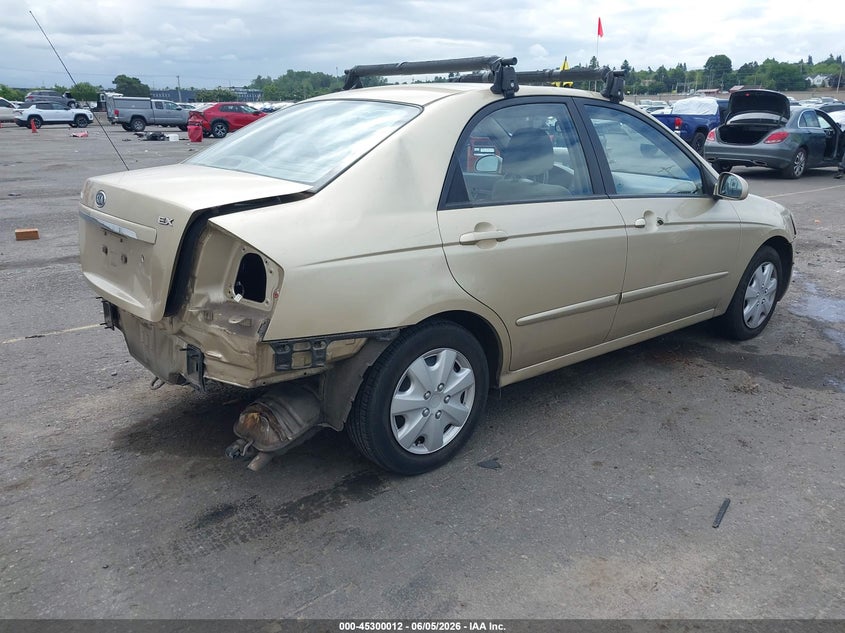 2009 KIA SPECTRA auction photo 4