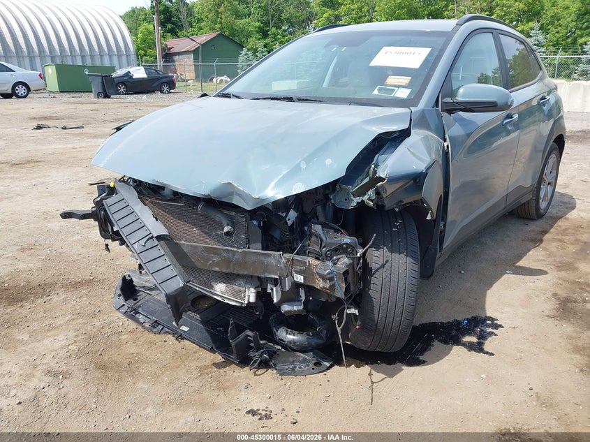 2022 Hyundai Kona Sel VIN: KM8K62AB9NU802285 Lot: 45300015
