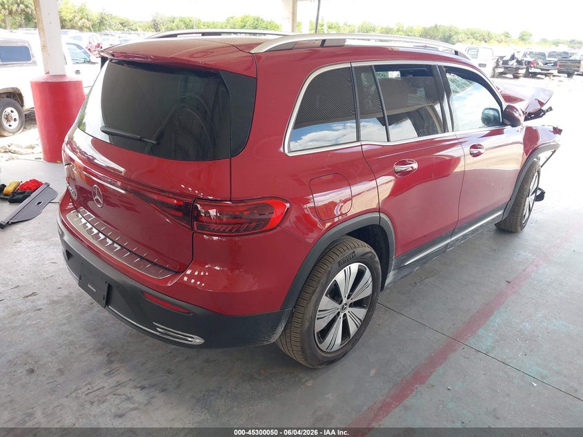 Vin: w1n9m0cb5rn088187, lot: 45797913, mercedes-benz eqb 250 suv 20244