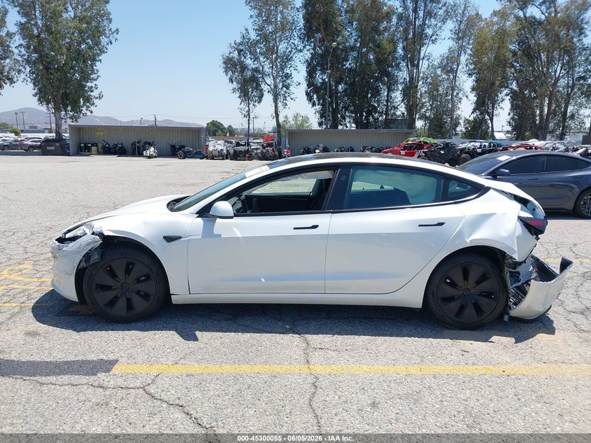 2024 Tesla Model 3 Long Range Dual Motor All-Wheel Drive/Rear-Wheel Drive VIN: 5YJ3E1EA7RF786206 Lot: 45300055