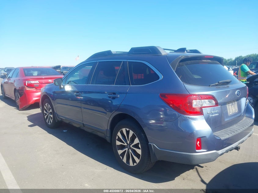 Vin: 4s4bsancxg3234257, lot: 45797935, subaru outback 2.5i limited 20163