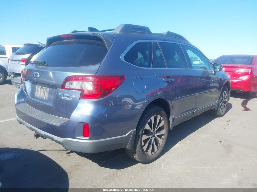 Vin: 4s4bsancxg3234257, lot: 45797935, subaru outback 2.5i limited 20164