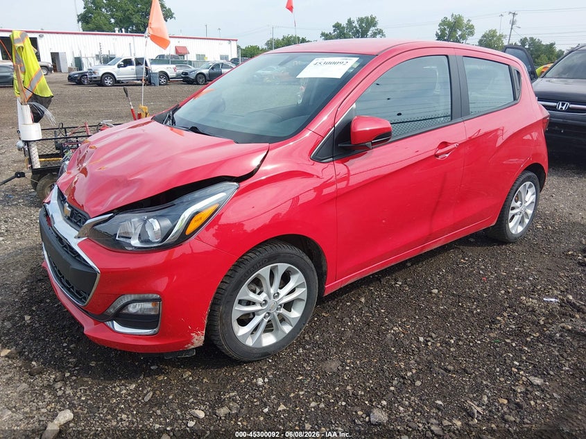 Vin: kl8cd6sa6nc028104, lot: 45797955, chevrolet spark fwd 1lt automatic 20222