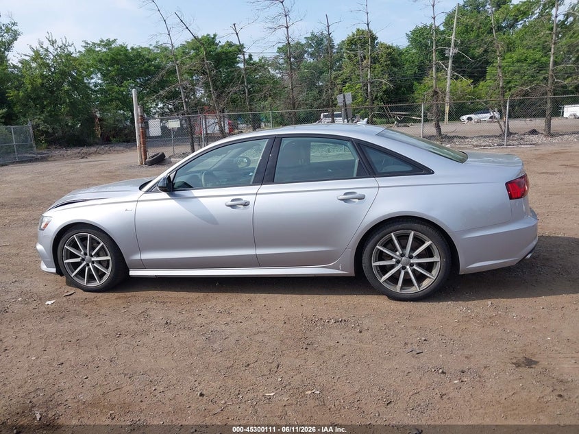 2018 AUDI A6 SEDAN 2.0L I-4 DI, DOHC, VVT, TURBO, 252HP