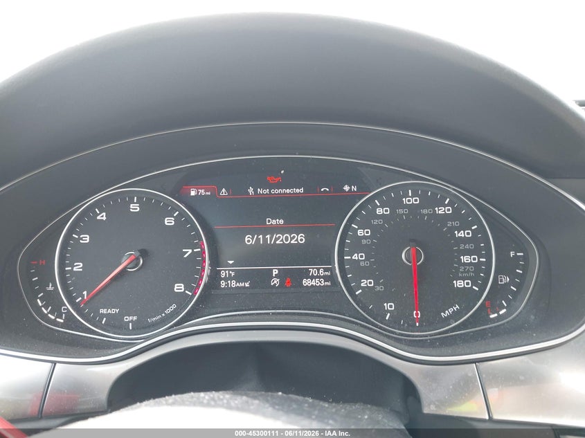 2018 AUDI A6 auction photo 7