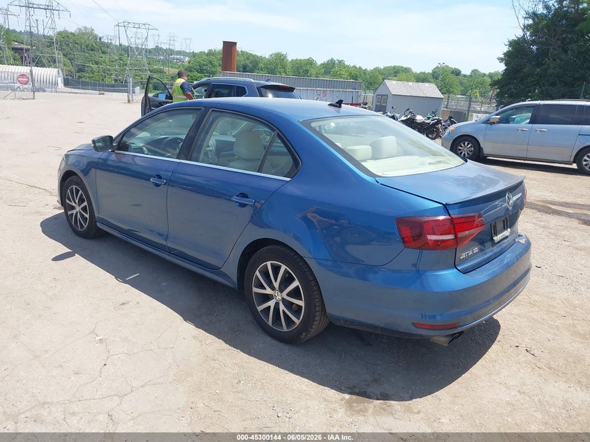 Vin: 3vwdb7aj6hm355482, lot: 45798007, volkswagen jetta 1.4t se 20173