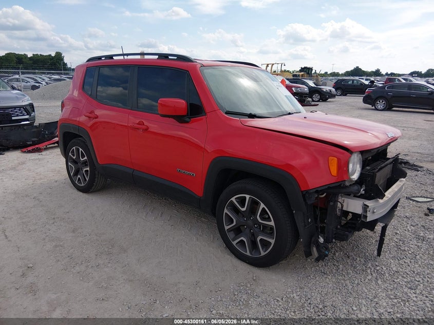 Vin: zaccjabb7jph75244, lot: 45798024, jeep renegade latitude fwd 2018 img_1
