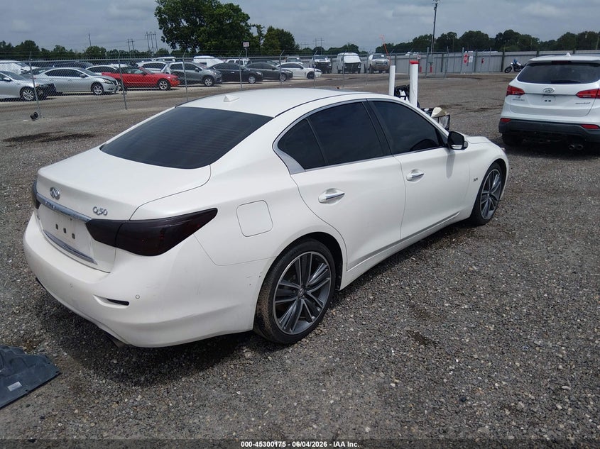 Vin: jn1ev7ar5hm836326, lot: 45798038, infiniti q50 3.0t premium 20174
