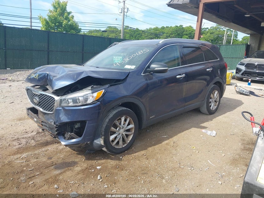 Vin: 5xypgda39hg287208, lot: 45798048, kia sorento 2.4l lx 20172