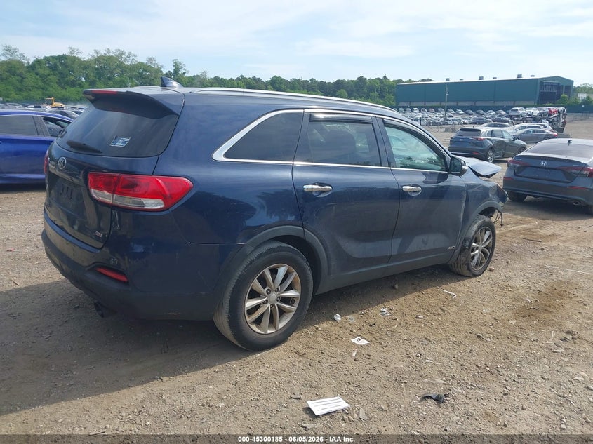 Vin: 5xypgda39hg287208, lot: 45798048, kia sorento 2.4l lx 20174