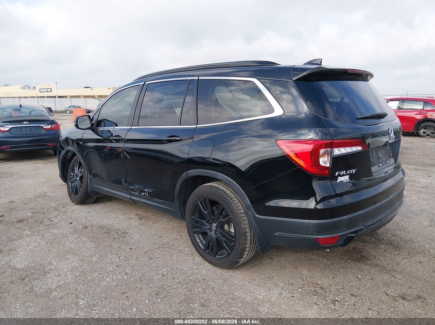 Vin: 5fnyf5h2xmb013477, lot: 45798065, honda pilot 2wd special edition 20213