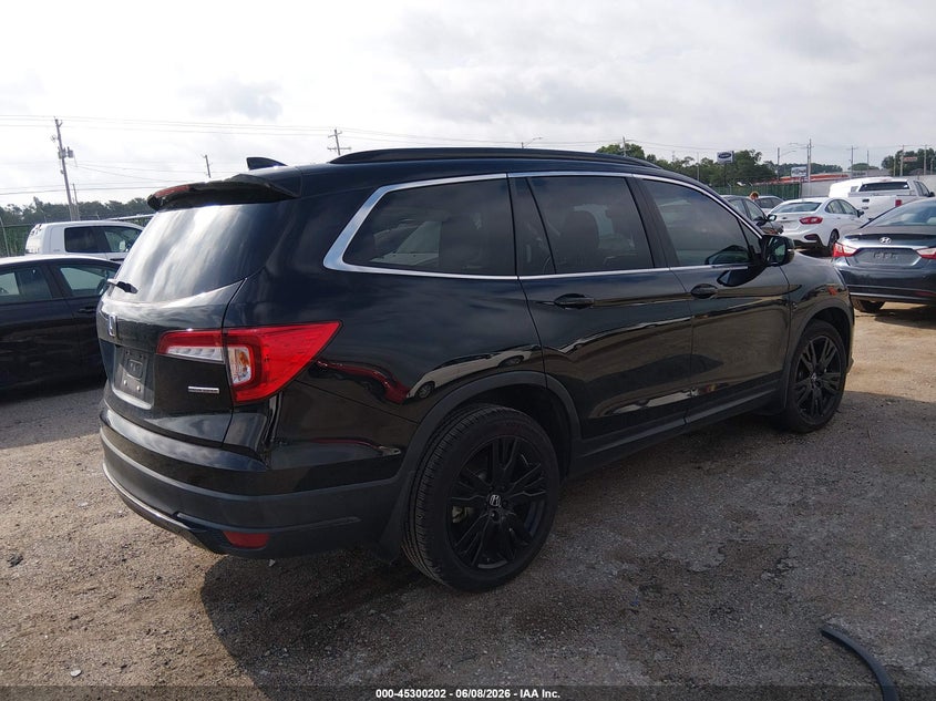 Vin: 5fnyf5h2xmb013477, lot: 45798065, honda pilot 2wd special edition 20214