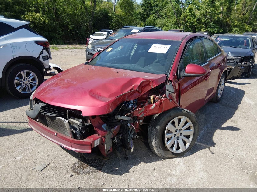 Vin: 1g1pf5s99b7126284, lot: 45798077, chevrolet cruze 1lt 20112