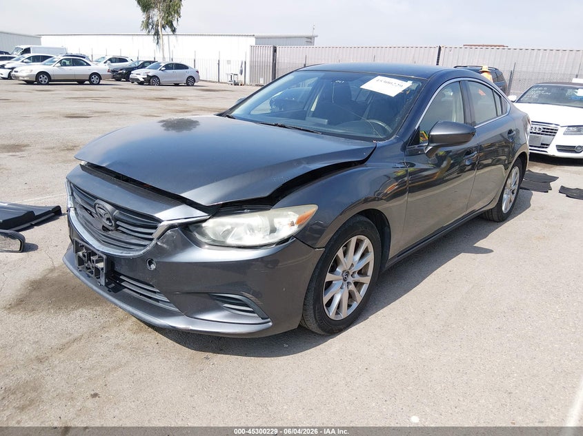 Vin: jm1gj1u54g1411610, lot: 45798092, mazda mazda6 i sport 20162