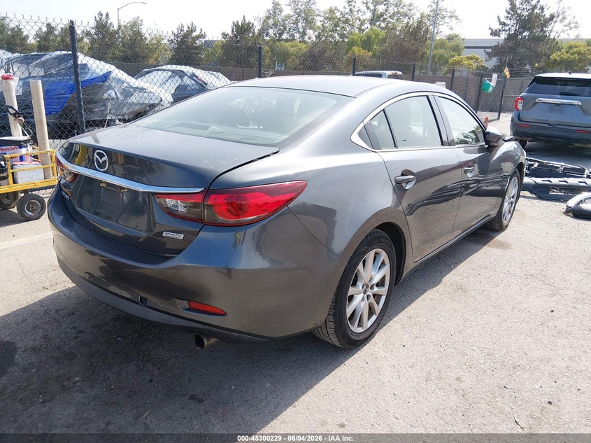Vin: jm1gj1u54g1411610, lot: 45798092, mazda mazda6 i sport 20164