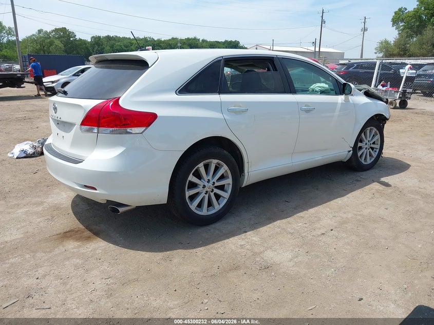 Vin: 4t3za3bb8au022233, lot: 45798095, toyota venza 20104