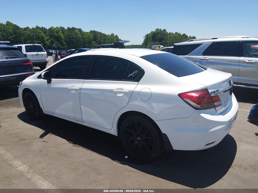 Vin: 19xfb2e53ee037188, lot: 45798113, honda civic lx 20143