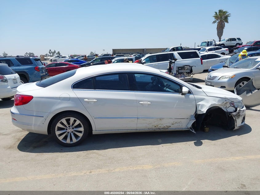 2010 Volkswagen Cc Sport VIN: WVWNP7AN6AE536749 Lot: 45300254