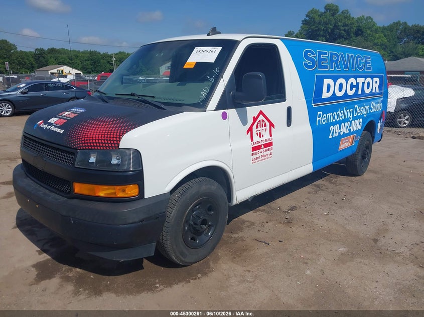 Vin: 1gcwgbfp3j1265903, lot: 45798124, chevrolet express 2500 work van 20182