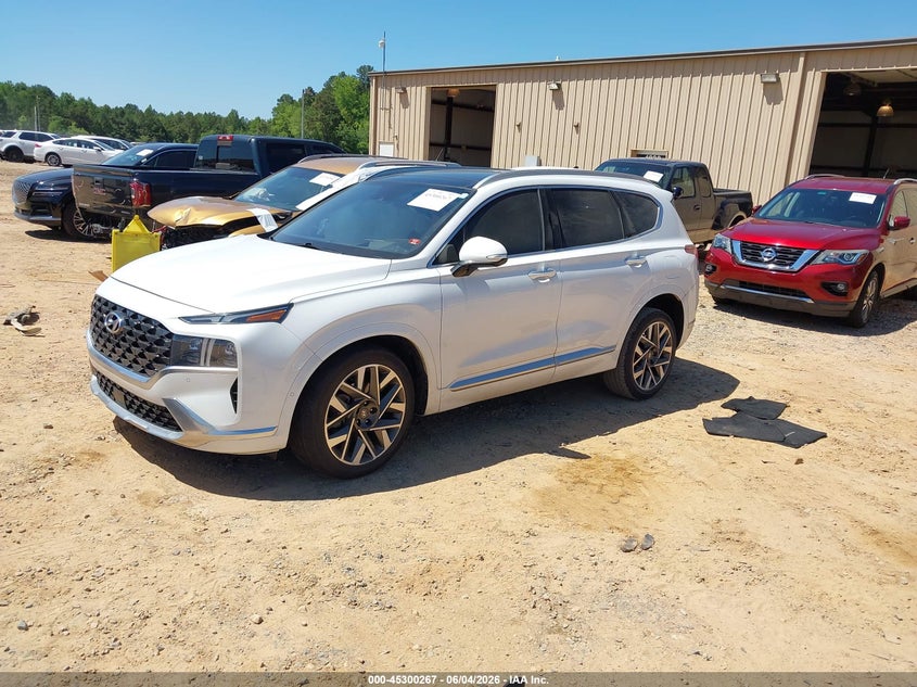 Vin: 5nms54al4nh444371, lot: 45798130, hyundai santa fe calligraphy 20222