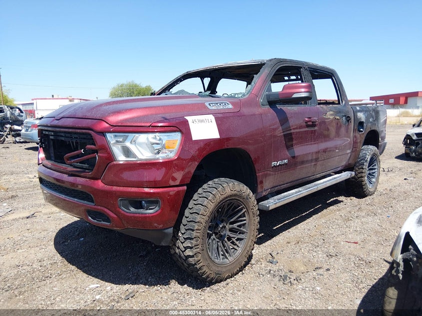 Vin: 1c6srfft2kn659147, lot: 45798177, ram 1500 big horn/lone star  4x4 5'7 box 20192