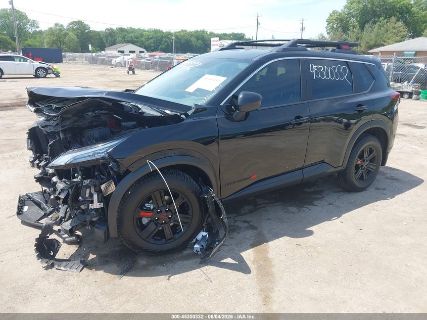 Vin: 5n1bt3bb2sc767605, lot: 45798195, nissan rogue rock creek 20252