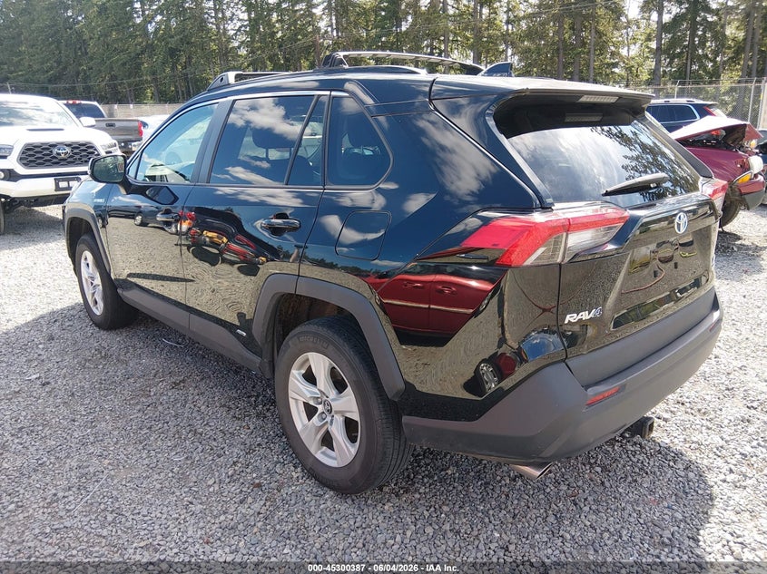 Vin: 2t3rwrfv4lw057072, lot: 45798250, toyota rav4 hybrid xle 20203