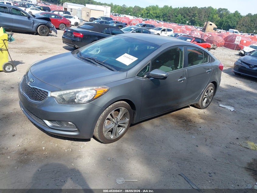 Vin: knafx4a83g5553107, lot: 45798294, kia forte ex 20162