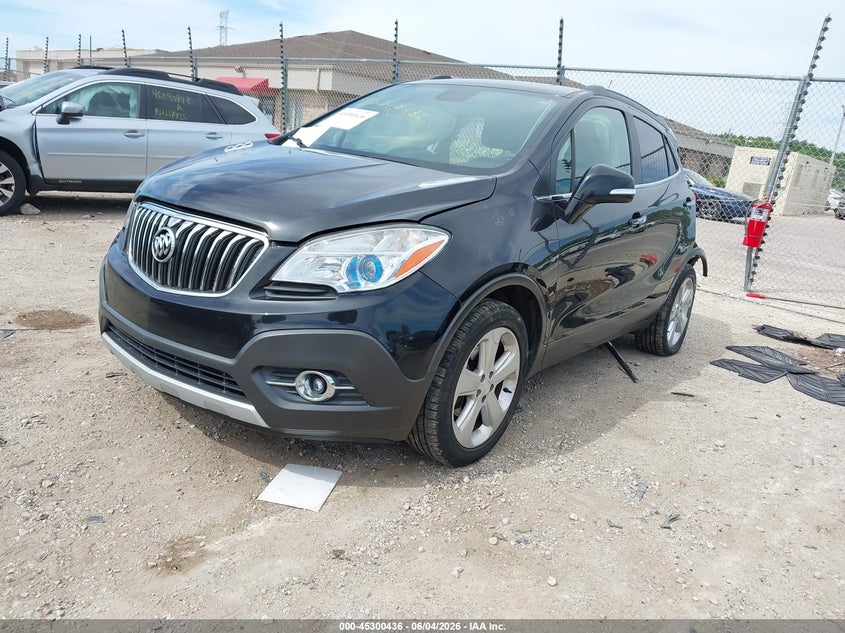 Vin: kl4cjfsb6gb644218, lot: 45798299, buick encore convenience 20162