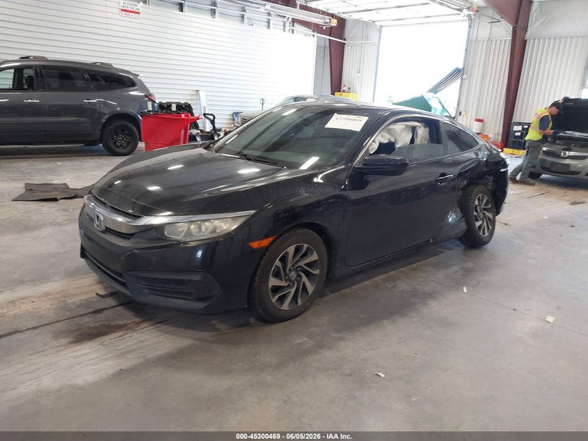 Vin: 2hgfc4b04gh315834, lot: 45798333, honda civic lx-p 20162