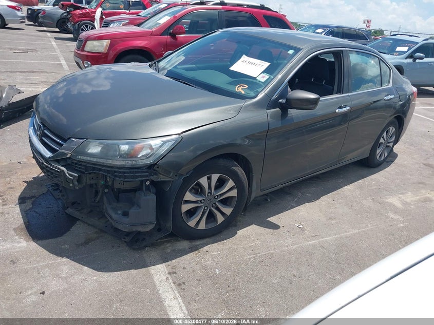 2014 Honda Accord Lx 1HGCR2F34EA186256 photo 1