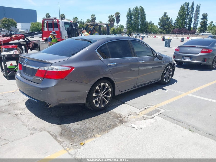 Vin: 1hgcr2f53fa236566, lot: 45798406, honda accord sport 20154