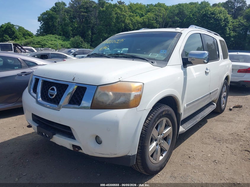 Vin: 5n1aa0ne6bn604143, lot: 45798418, nissan armada platinum 20112