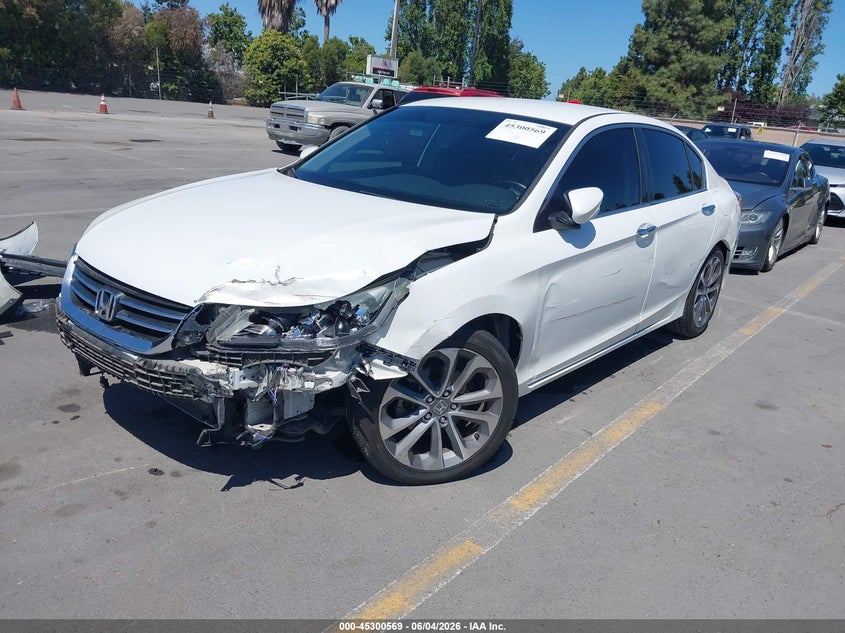 Vin: 1hgcr2f53fa068458, lot: 45798432, honda accord sport 20152