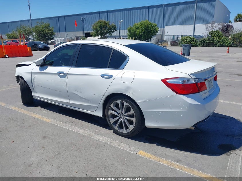 Vin: 1hgcr2f53fa068458, lot: 45798432, honda accord sport 20153
