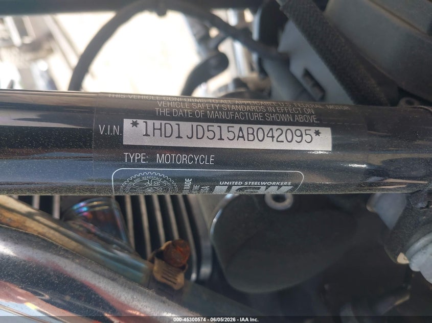 2010 Harley-Davidson Flstn VIN: 1HD1JD515AB042095 Lot: 45300574
