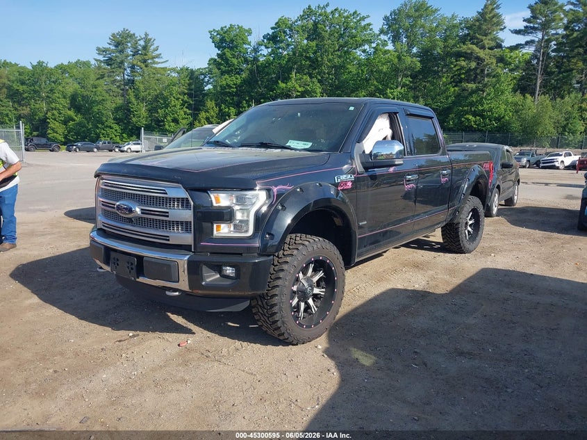 Vin: 1ftfw1eg8ffc56137, lot: 45798458, ford f-150 platinum 20152