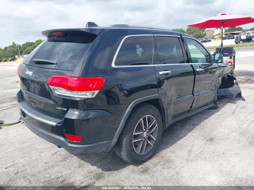 Vin: 1c4rjebg5hc916923, lot: 45798471, jeep grand cherokee limited 4x2 20174
