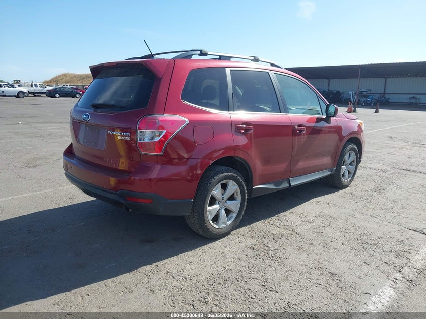 Vin: jf2sjarc0fh521174, lot: 45798511, subaru forester 2.5i limited 20154