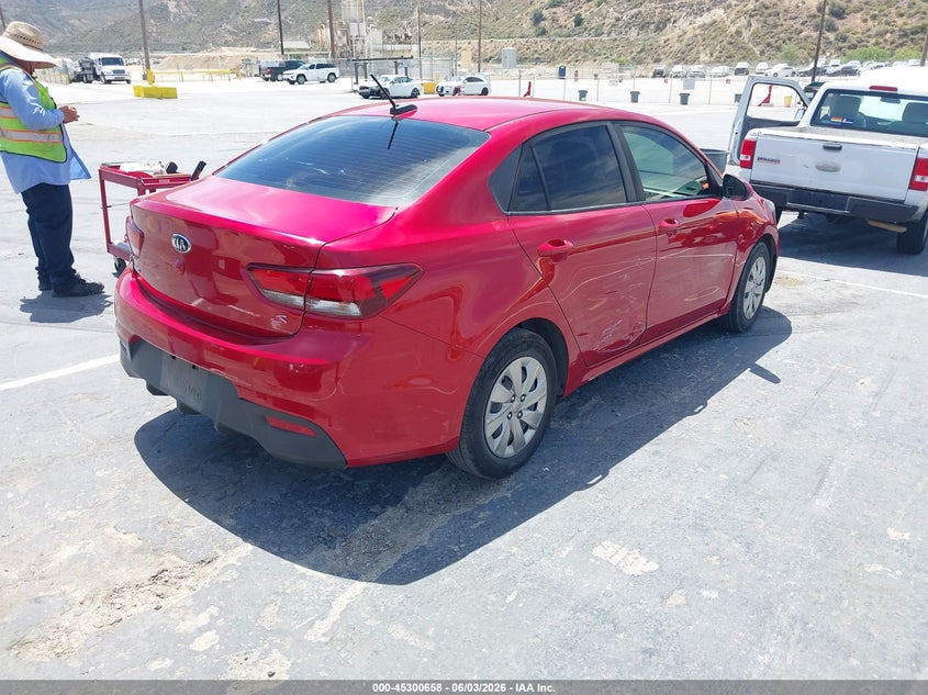 Vin: 3kpa24ab4je072981, lot: 45798521, kia rio s 20184