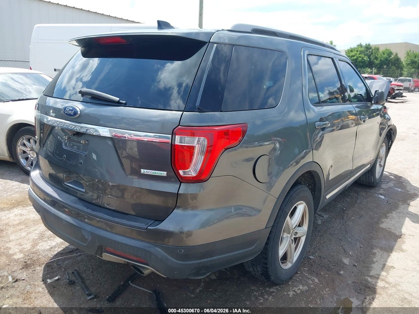 Vin: 1fm5k7dh3jga44510, lot: 45798533, ford explorer xlt 20184