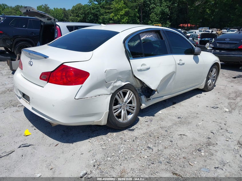 Vin: jn1cv6ap4dm305239, lot: 45798545, infiniti g37 journey 20134